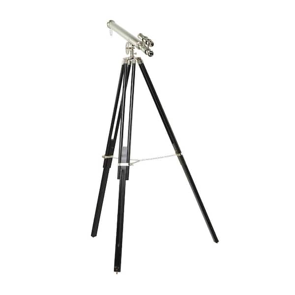 Litton Lane Brass Metal Telescope 042059 - The Home Depot