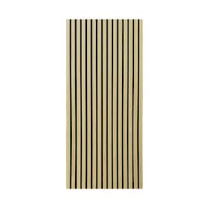 94.5 in. x 24 in x 0.8 in. Acoustic Vinyl Wall Siding with Real Wood Veneer in Manchurian AshColor (Set of 1 piece)