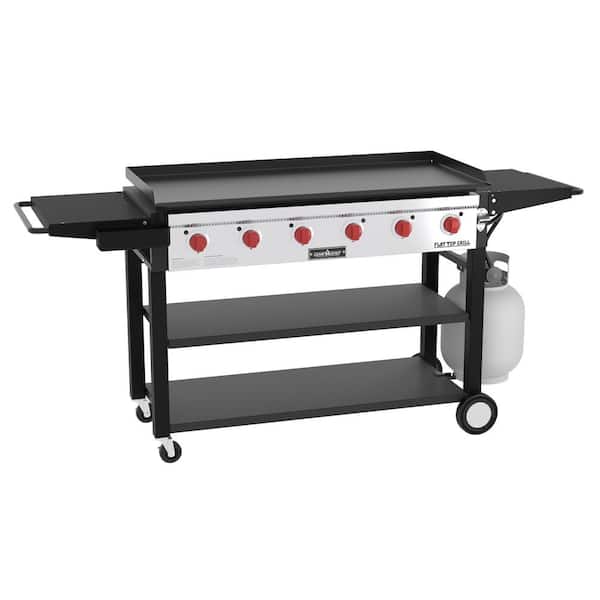 GH539 Gas Electric Lava Rock Grill Counter Top Grill Griddle for