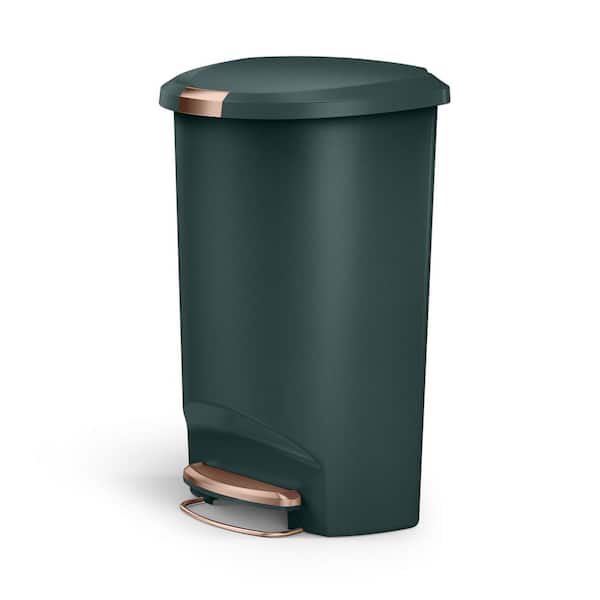 simplehuman 13 Gal. / 50 Liter Semi-Round Step Kitchen Trash Can