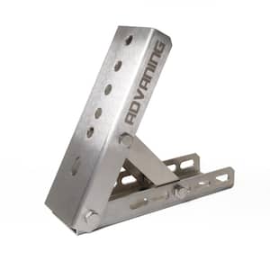 Universal 9.18 in. x 3.5 in. x 3.5 in. Stainless Steel Awning Roof Mount Bracket