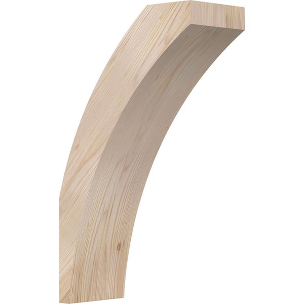 Ekena Millwork 5 1/2"W x 12"D x 20"H Thorton Smooth Knee Brace, Douglas Fir