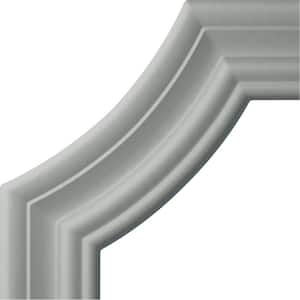 6 in. x 5/8 in. x 6 in. Urethane Oxford Panel Moulding Corner (Matches Moulding PML02X00OX)