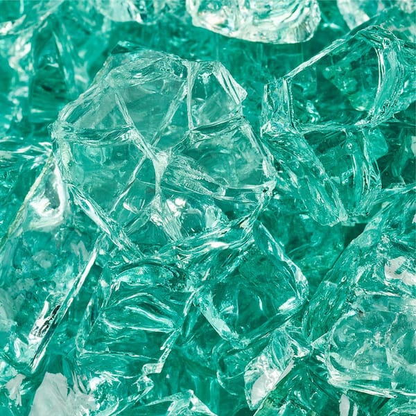 Fire Pit Essentials 10 lbs. of Irish Green 1/2 in. Fire Glass