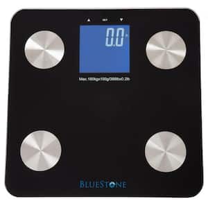 Digital Large LCD Display Body Fat Scale in Black