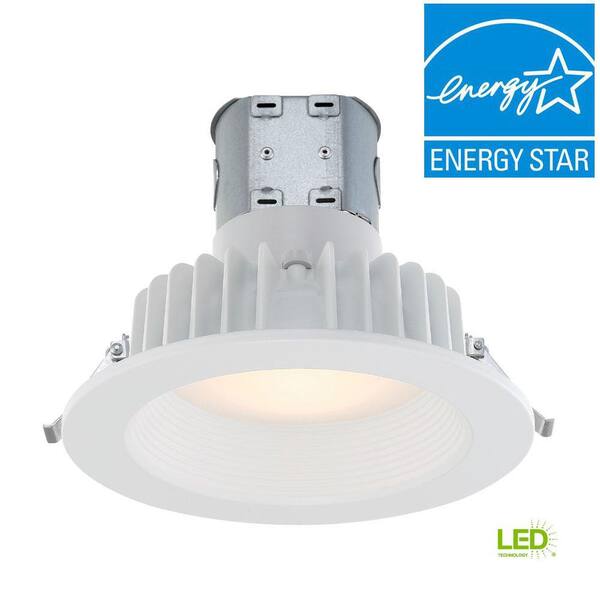 EnviroLite Easy Up 6 in. White Integrated LED Recessed Kit
