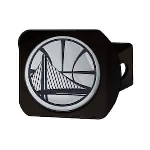 NBA Golden State Warriors Class III Black Hitch Cover with Chrome Emblem