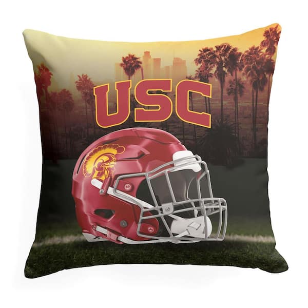 THE NORTHWEST GROUP Trojan Love USC Graphic Printed Throw Pillow 18 in X 18 in
