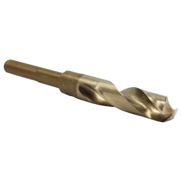 57/64 in. m35 Cobalt Reduced Shank Twist Drill Bit with 1/2 in. Shank