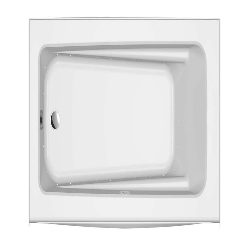 JACUZZI PRIMO PURE AIR 60 in. x 32 in. Rectangle Air Bath Bathtub with