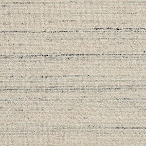 Lively - Birch - Beige 15 ft. 62 oz. Wool Texture Installed Carpet