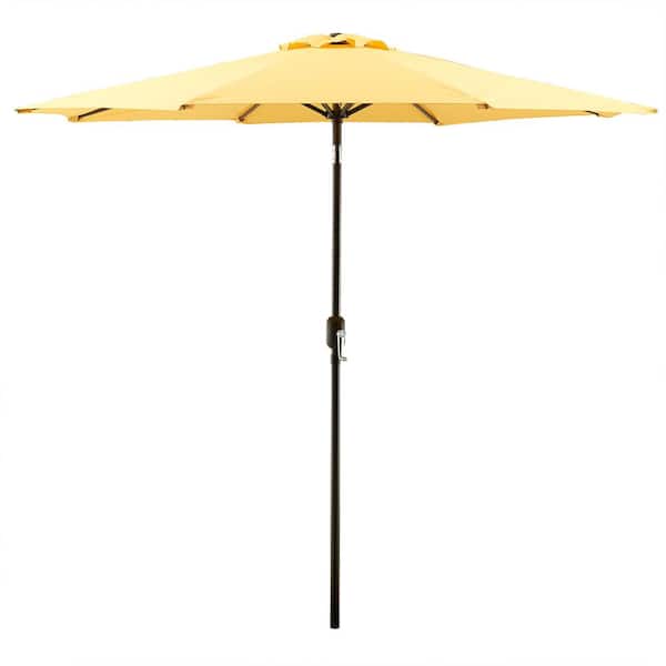 Dwell Home Inc 9 ft. Market Umbrella in Yellow