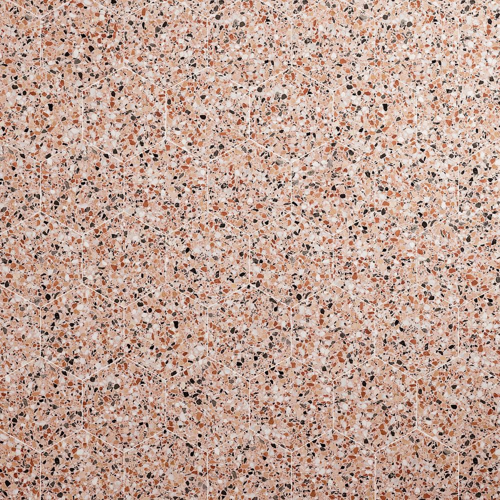 Malati Rose 4 in. x 0.31 in. Matte Porcelain Hexagon Tile Sample price history on PriceWatchPro