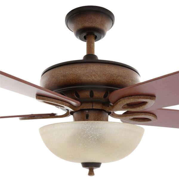 Hampton Bay Asbury 60 In Led Indoor Oil Rubbed Bronze Ceiling Fan With Light Kit And Remote Control 26602 The Home Depot Hampton Bay Asbury 60 In Led Indoor, 60 Ceiling Fan With Light