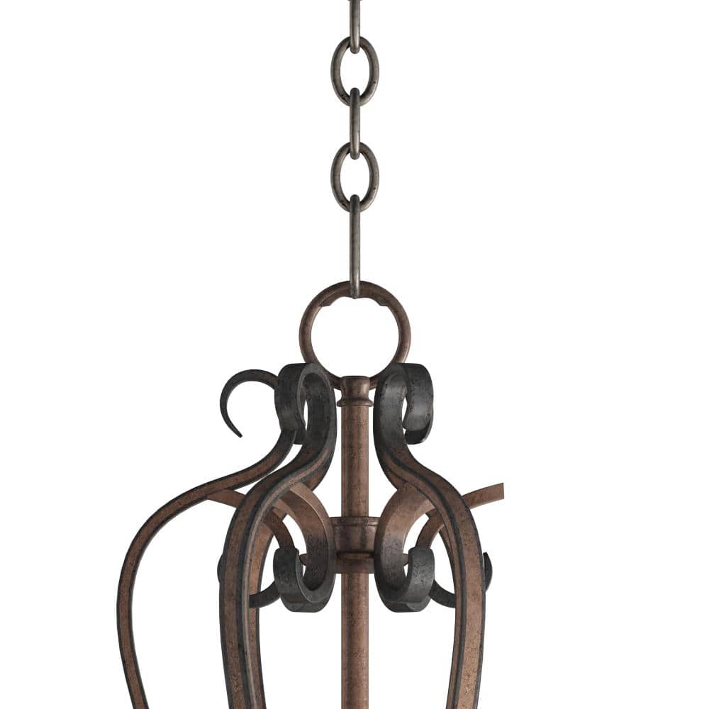 Platinum Dusk Wilshire Glass Shade 9-Light Chandelier