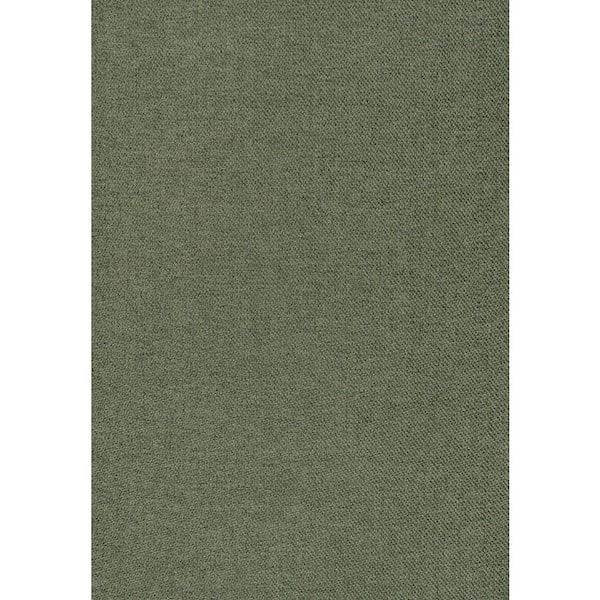 Solana Boho Easy Jute Rustic Solid Color Green 8 ft. x 10 ft. Indoor/Outdoor Area Rug
