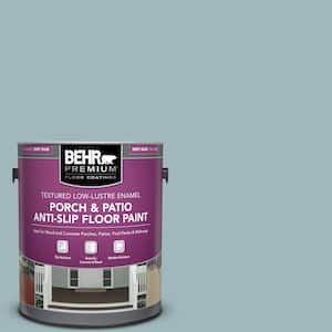 1 gal. #PFC-51 Nautical Blue Textured Low-Lustre Enamel Interior/Exterior Porch and Patio Anti-Slip Floor Paint