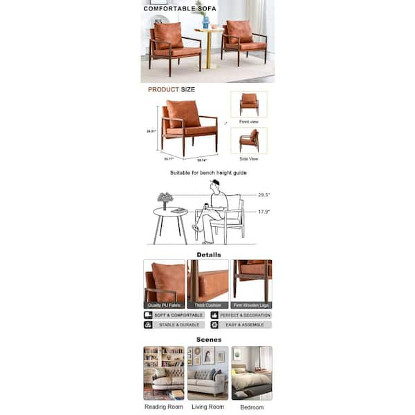 https://images.thdstatic.com/productImages/8d772de3-d324-42c1-b23e-eb618f24cd75/svn/dark-brown-aoibox-accent-chairs-snmx5506-31_600.jpg