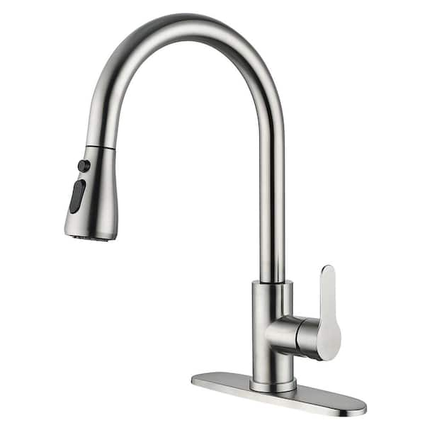 Pull-Down 3 retailer Sprayers Kitchen Faucet Silver