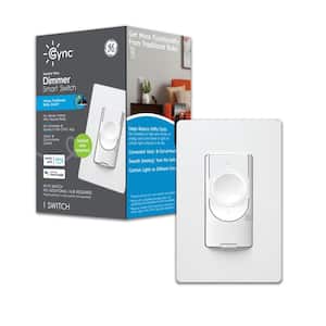 4-Wire Touch Dimmer Smart Switch 1.5 Amp Single-Pole/3-Way Illuminated with Wall Plate