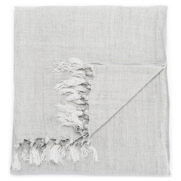 Jaipur Living Melody Solid Gray Throw