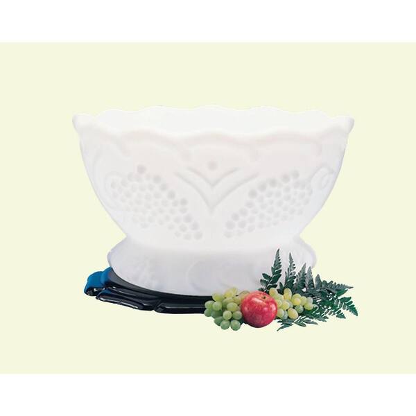 Unbranded White Grecian Bowl Ice Mold