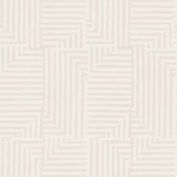 Tempaper Patchwork Geometric Removable Peel and Stick Vinyl Wallpaper Sample