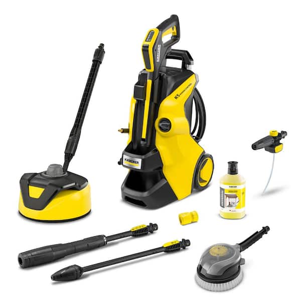Karcher 2500 Max PSI 1.55 GPM K 5 Power Control CHK Cold Water Corded Electric Induction Pressure Washer 2 Wands Surface Cleaner