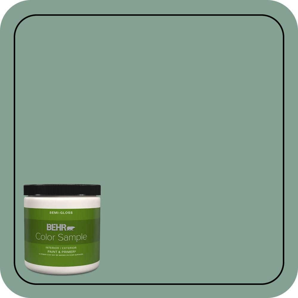 8 oz. #S420-4 Australian Jade Semi-Gloss Interior/Exterior Paint & Primer Color Sample price history on PriceWatchPro