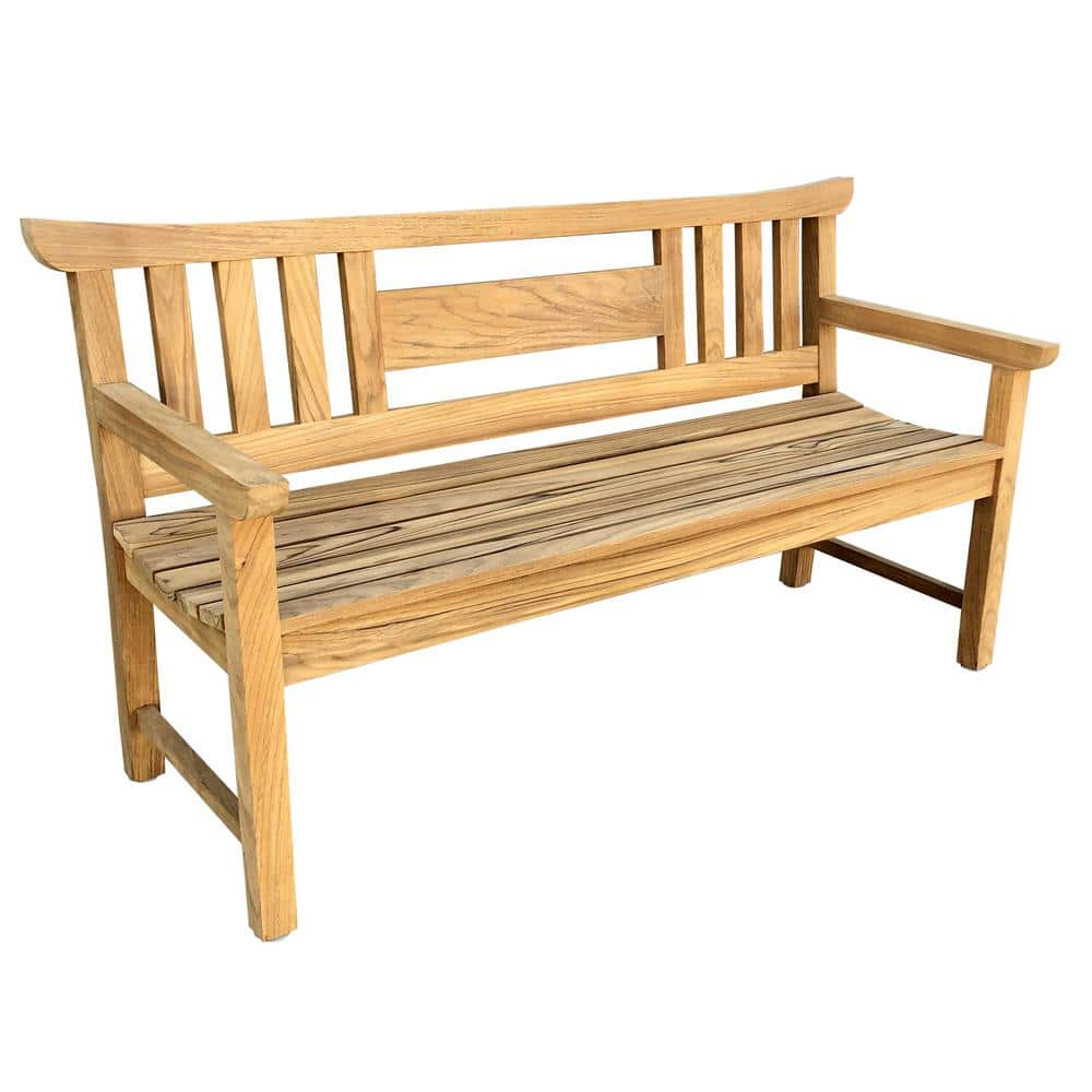 Zen 62 in. Teak Outdoor Bench BEN 001 - The Home Depot