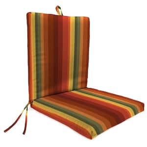 44 in. L x 21 in. W x 3.5 in. T Outdoor Chair Cushion in Islip Cayenne