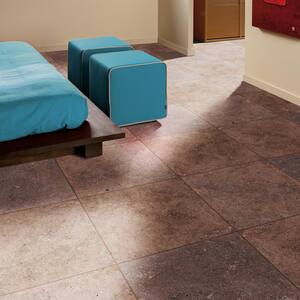 Mediterranean Walnut 16 in. x 16 in. x 1.18 in. Square Tumbled Travertine Paver Tile (1.78 sq. ft.)