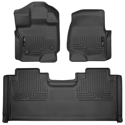 Husky Liners 2nd Seat Floor Liner Fits 09-14 F-150 SuperCab Pickup 53441 Husky Liners 2nd Seat Floor Liner Fits 09-14 F-150 SuperCab Pickup 53441