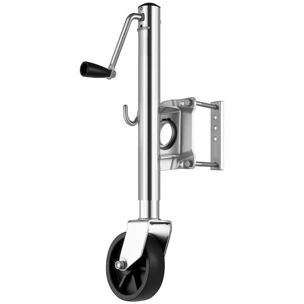 SKYSHALO Trailer Jack, Boat Trailer Jack 32.8 in., Bolt-on Trailer Tongue Jack Weight Capacity 1,000 lb., with PP Wheel
