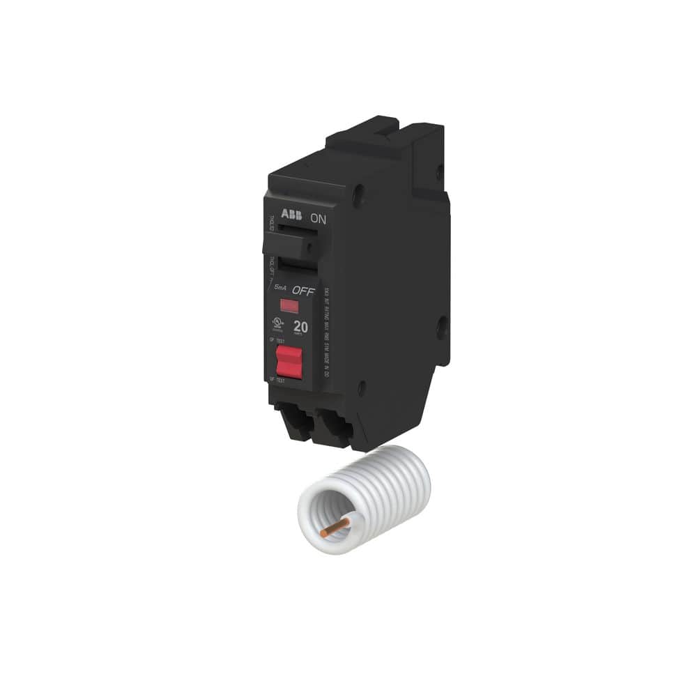 20 Amp 1-Pole Ground Fault Breaker with Self-Test (THQL1120GFTA)