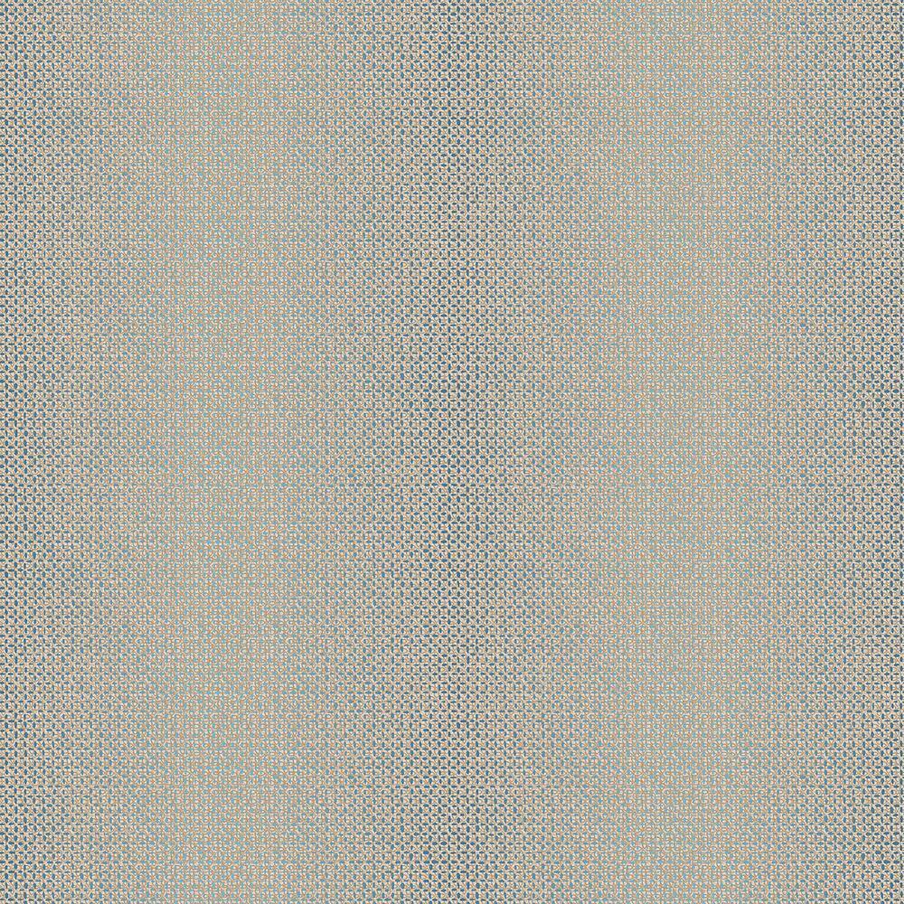 Nordic Elements Blue Embossed Weave Metallic Finish Non-Pasted Non-Woven Wa