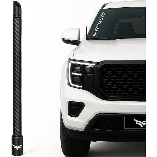 Universal Radio Antenna for Trucks (8 in. ) Compatible with Ford F-Series, Dodge Ram, Chevy Silverado, Jeep Wranglers