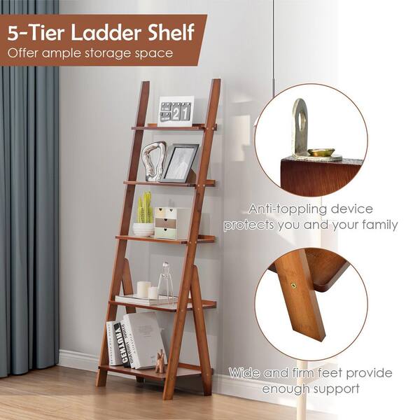 XSSS-ZC Transparent Bookshelf, Shelf, Transparent Folding Ladder,  Multifunctional Bookshelf Ladder, Indoor Bookshelf Ladder, Household Three  Step