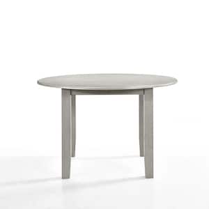 47.2 in. Gray Wood 4 Legs Dining Table (Seat of 4)