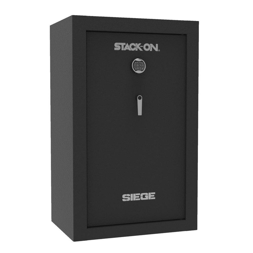 Buy Siege 54Gun Fireproof with Electronic Lock Gun Safe, Black Online