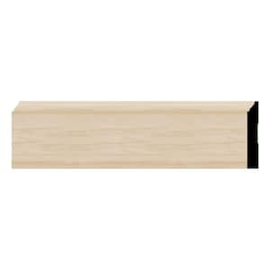 WM620 0.56 in. D x 4.25 in. W x 96 in. L Wood White Oak Baseboard Moulding