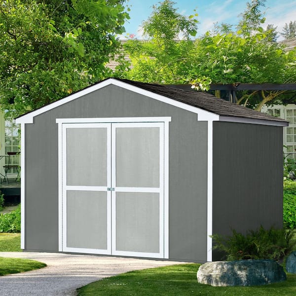 Handy Home Products Princeton Do-It-Yourself 10 ft. x 10 ft. Outdoor Ranch Wood Storage Shed with Smartside Siding (100 sq. ft.)
