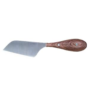 Aaron Probyn 8.25 in. Stainless Steel Provence Hard Cheese Knife with Wood Handle