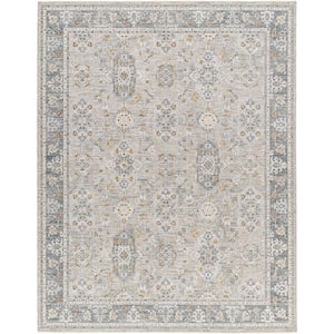 Dresden Gray Traditional 10 ft. x 14 ft. Indoor Area Rug