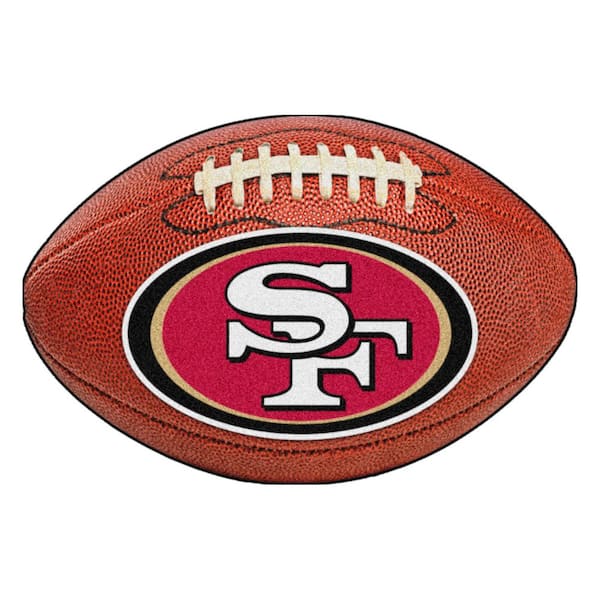 FANMATS NFL San Francisco 49ers Photorealistic 20.5 in. x 32.5 in Football  Mat 5835 - The Home Depot