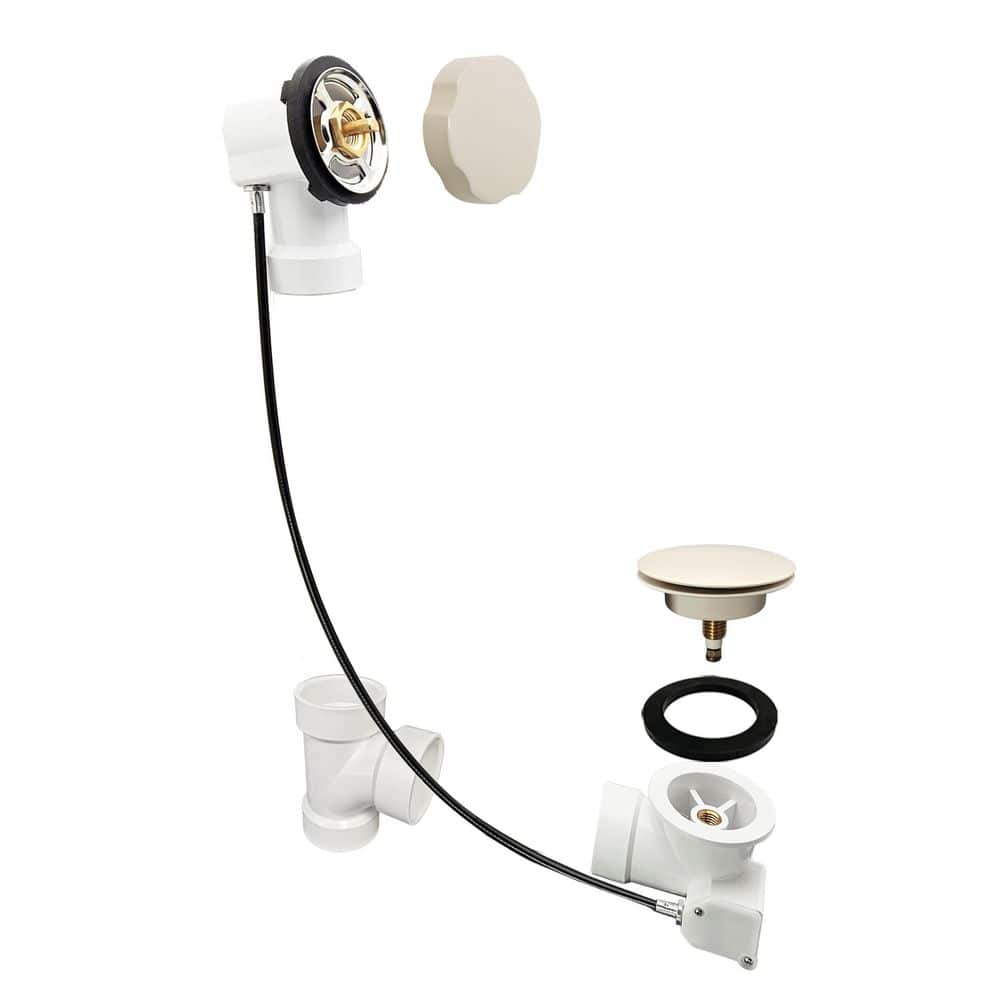 27 in. Schedule 40 PVC Cable Drive Bath Waste, Powder Coat Biscuit price history on PriceWatchPro