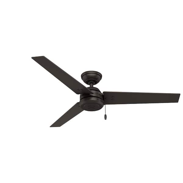 Cassius 52 in. Indoor/Outdoor Premier Bronze Ceiling Fan For Patios or Bedrooms