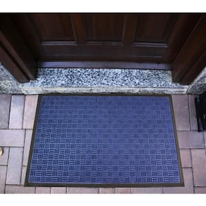 Doortex Ribmat Blue 32 in. x 48 in. Heavy Duty Rectangular Indoor and Outdoor Door Mat