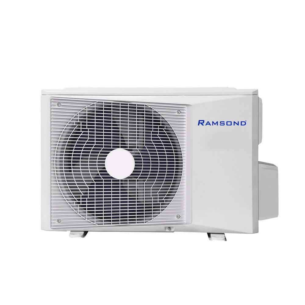 White 24000 BTU Wi-Fi Ductless Mini Split Air Conditioner with Heater and Remote