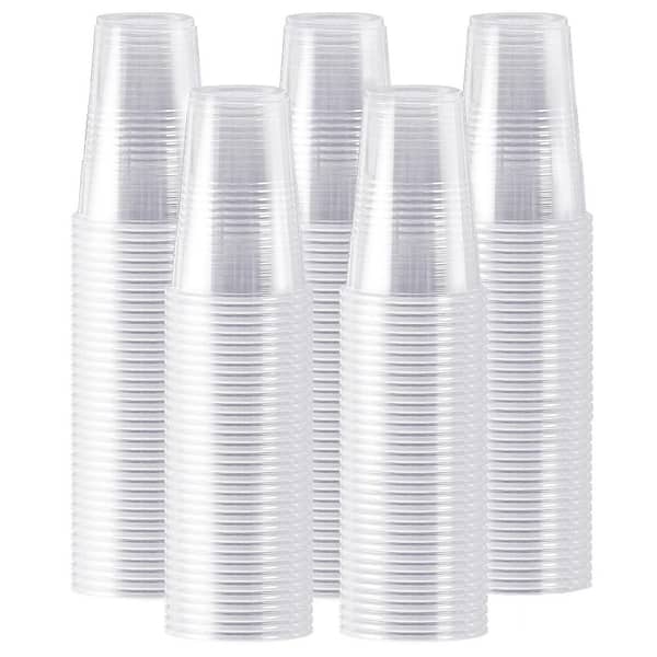 2.91 in. Clear Transparent Disposable Plastic Drinking Cups Party Tableware (600 Per Case)